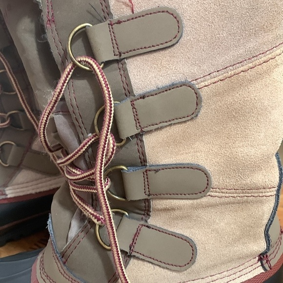 Khombu | North Star Thermolite Faux Fur /Leather / Manmade Winter Duck Boots 6M - Picture 8 of 17